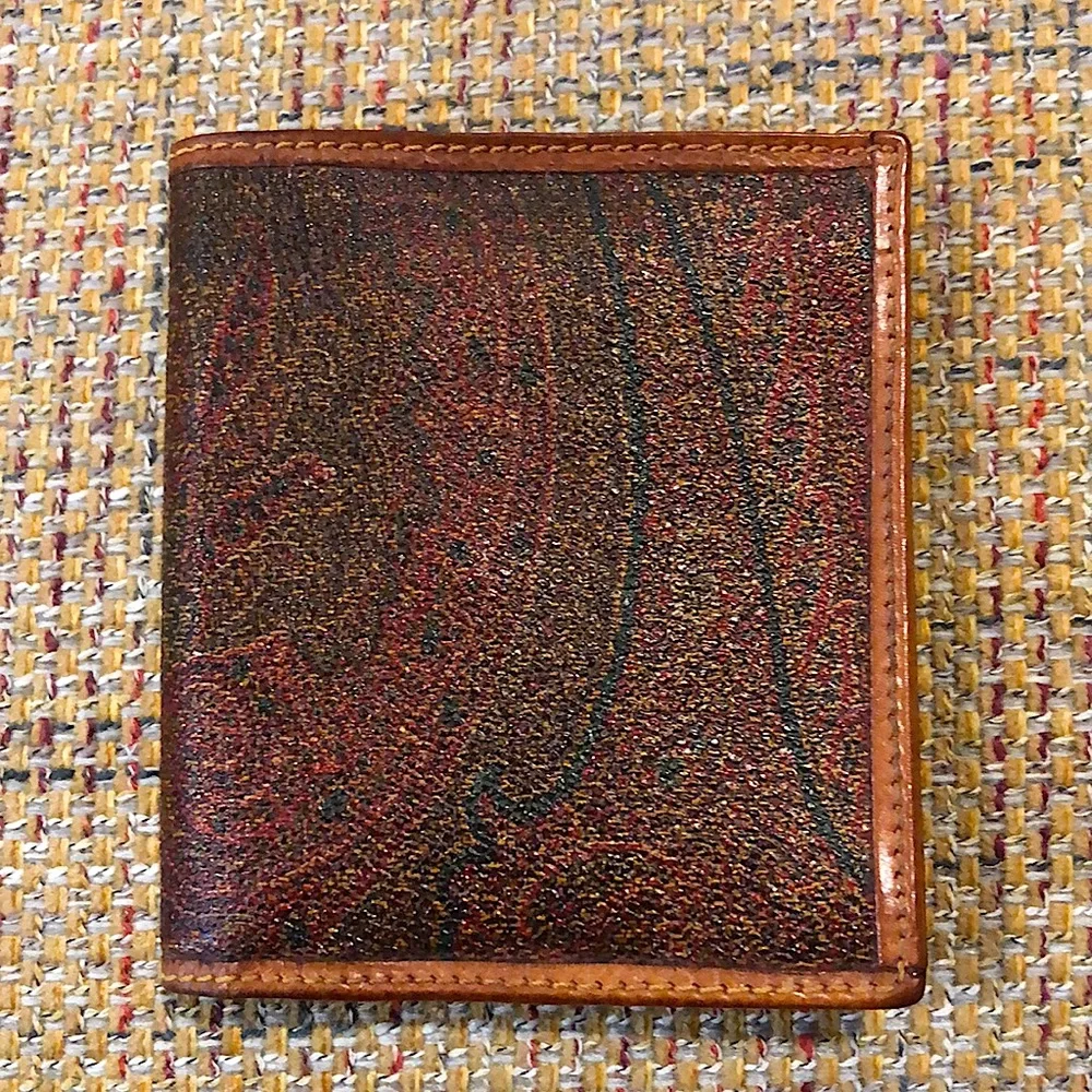ETRO Milano Paisley Bifold Wallet Excellent Condition